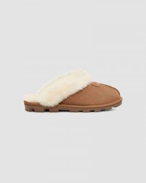 Kapcie UGG Coquette Slipper Dziecięce Kawa | PLS8517G