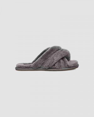 Kapcie UGG Scuffita Damskie Szare | PLL8666I
