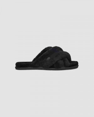 Kapcie UGG Scuffita Dziecięce Czarne | PLR8525V