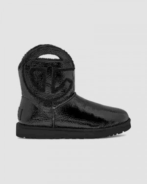 Kozaki UGG X Telfar Logo Mini Crinkle Męskie Czarne | PLJ8616P