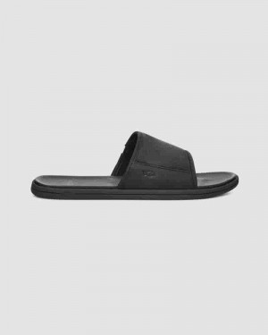 Sandały UGG Seaside Slide Męskie Czarne | PLG8595S