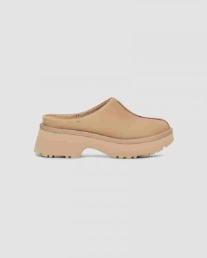 Trampki UGG New Heights Clog Damskie Brązowe | PLX8508Y